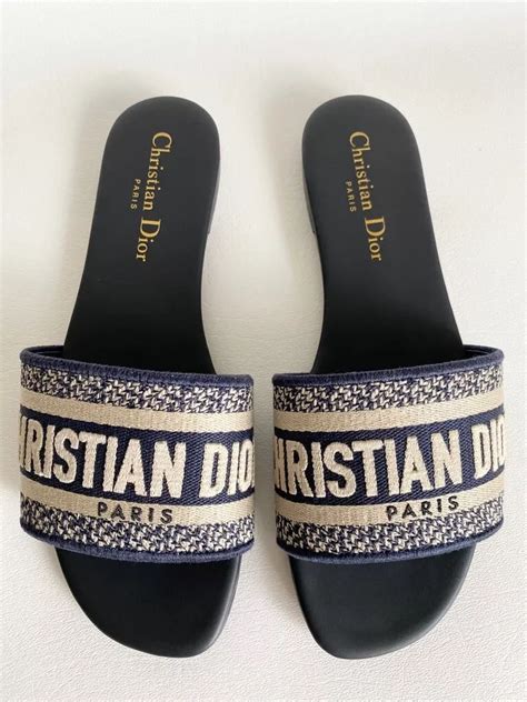 dior dway slides navy blue|dway slide Dior price.